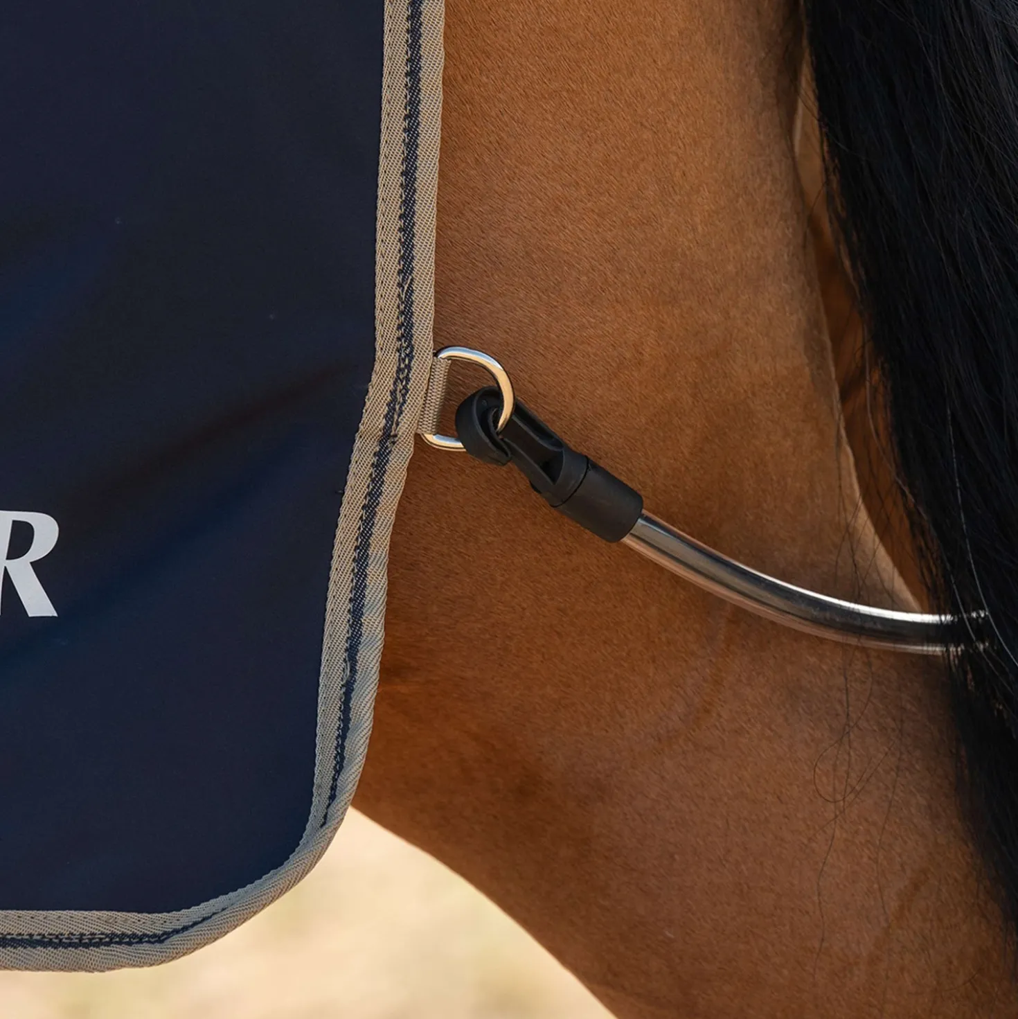 Velder Horsewear Essentials Uitrijdeken Navy/Dune