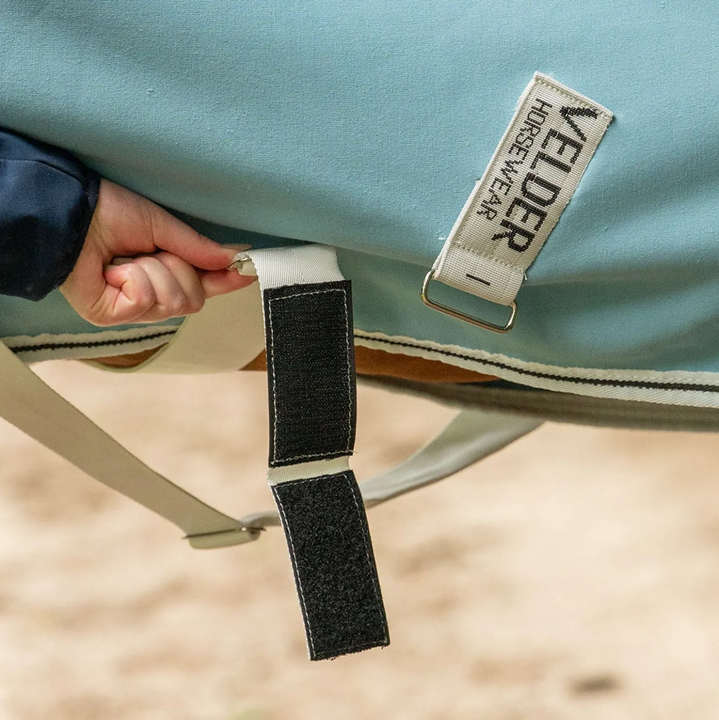 Velder Horsewear Essentials Cooler Rug Aqua Blue