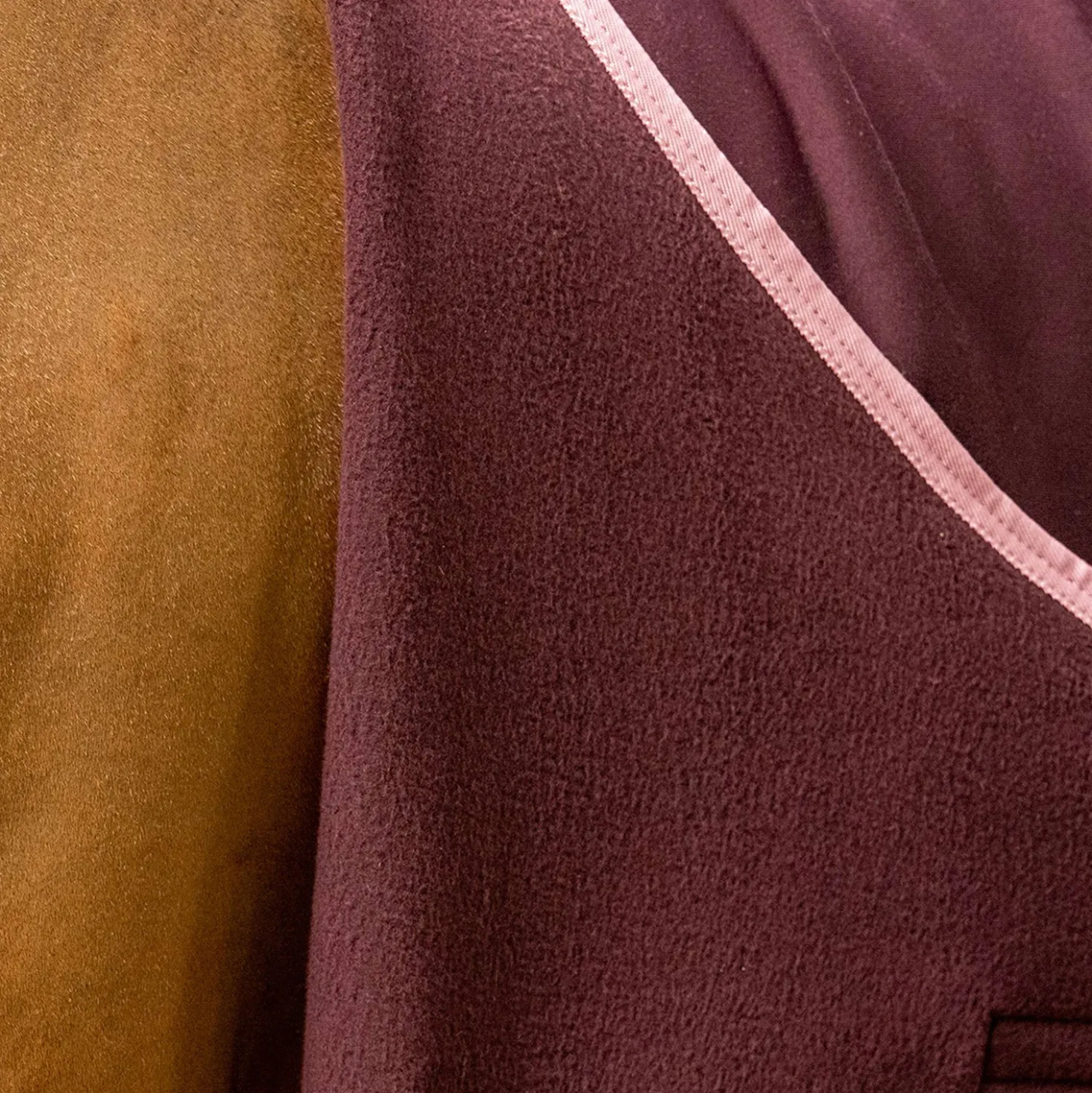 Velder Horsewear Essentials Cooler Rug Plum Brown