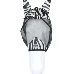 Velder Horsewear Essentials Vliegenmasker Zebra met Oren Zwart/Wit