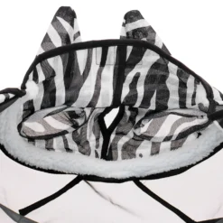 Velder Horsewear Essentials Vliegenmasker Zebra met Oren Zwart/Wit