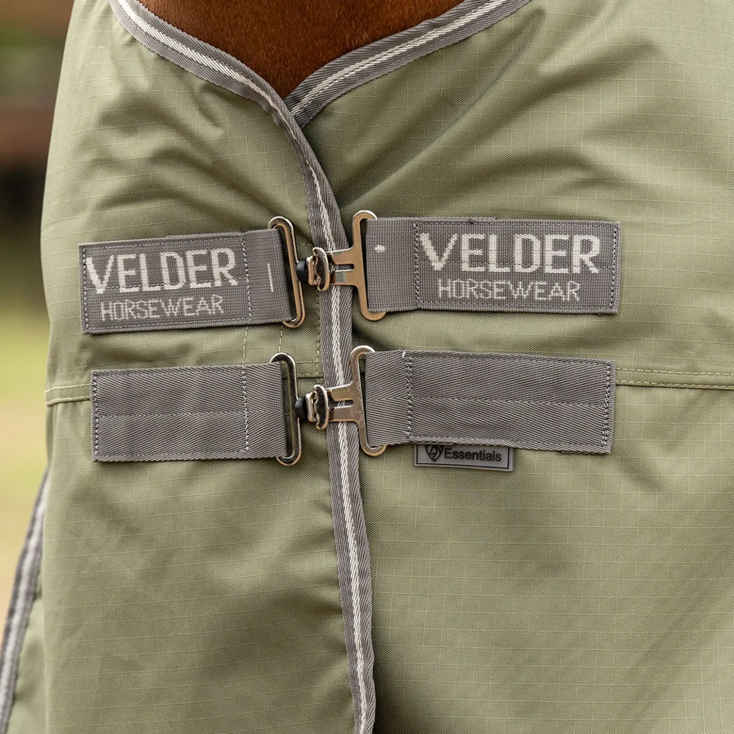 Velder Horsewear Essentials Ripstop Turnout Rug 600D 0g Olive Green