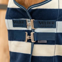 Velder Horsewear Premium Deluxe Fleece Cooler Rug Navy