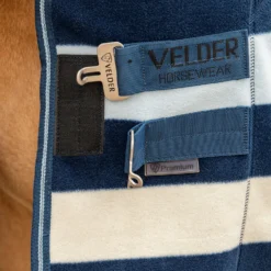 Velder Horsewear Premium Deluxe Fleece Cooler Rug Navy