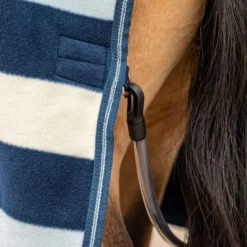 Velder Horsewear Premium Deluxe Fleece Cooler Rug Navy