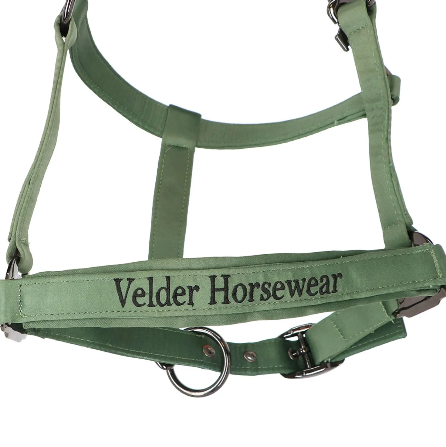 Velder Horsewear Premium Halster Satin Glow Olive Mist