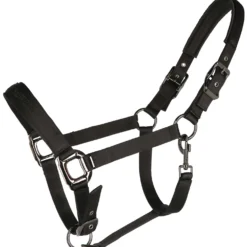 Velder Horsewear Premium Halster Satin Glow Zwart