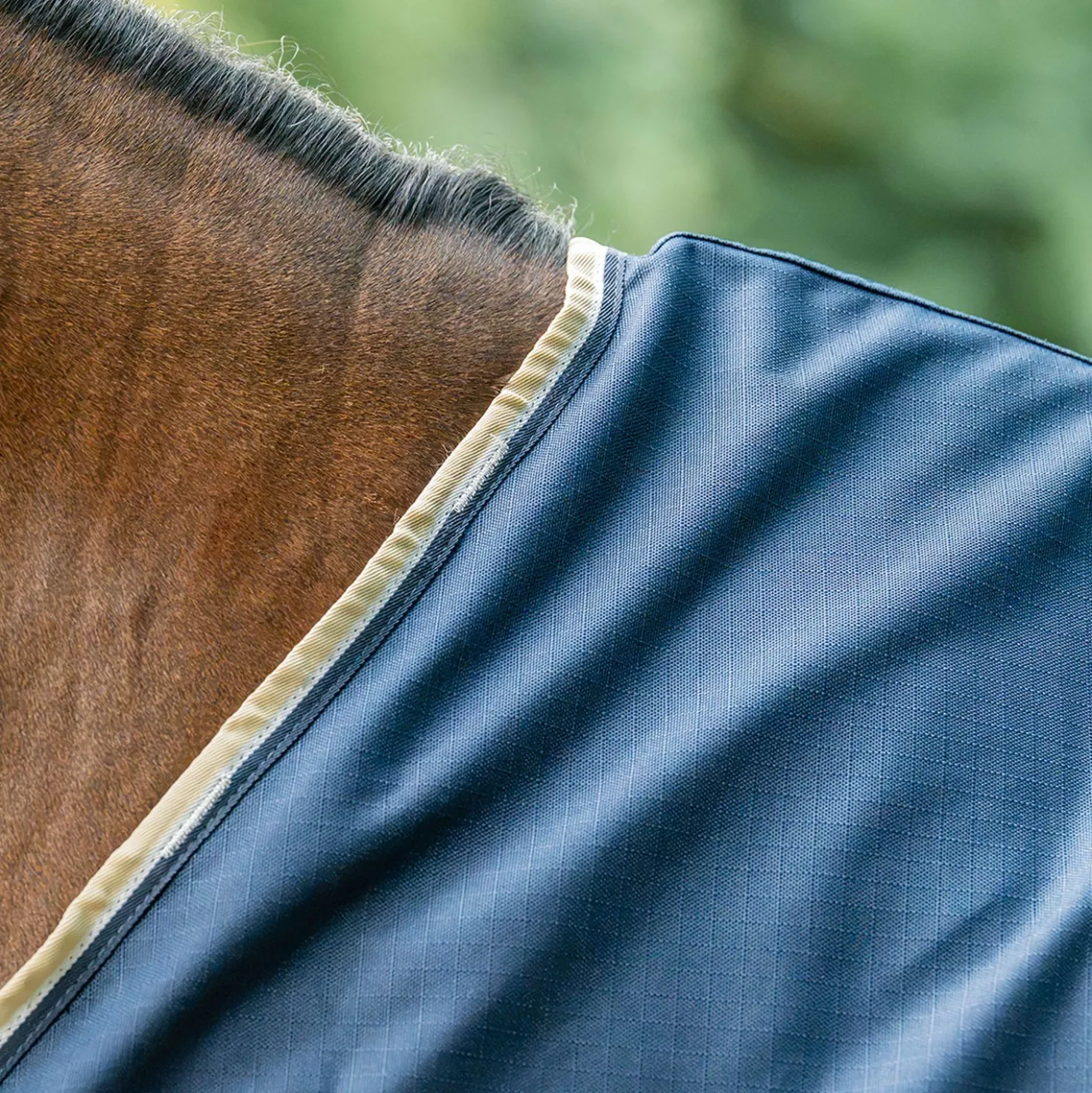 Velder Horsewear Premium Pony Vliegendeken Waterproof-Top Navy/Pearl Silver