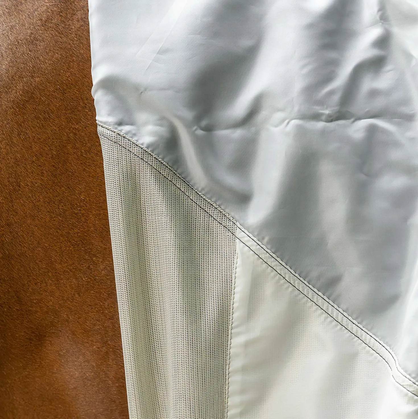 Velder Horsewear Premium Pony Vliegendeken Waterproof-Top Navy/Pearl Silver
