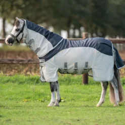 Velder Horsewear Premium Pony Vliegendeken Rainless Summer Navy/Field Grey