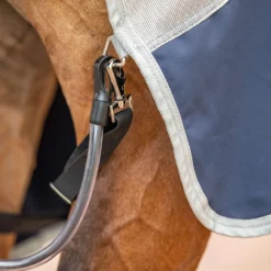 Velder Horsewear Premium Pony Vliegendeken Rainless Fall Navy/Pearl Silver