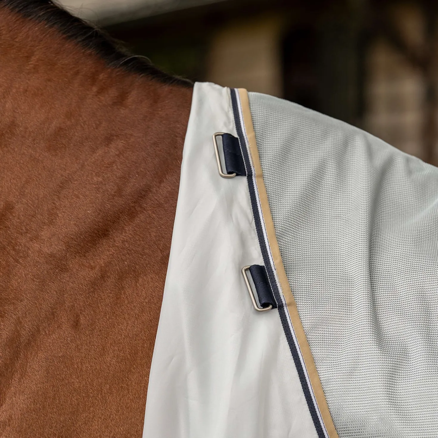 Velder Horsewear Premium Pony Vliegendeken Pearl Grey