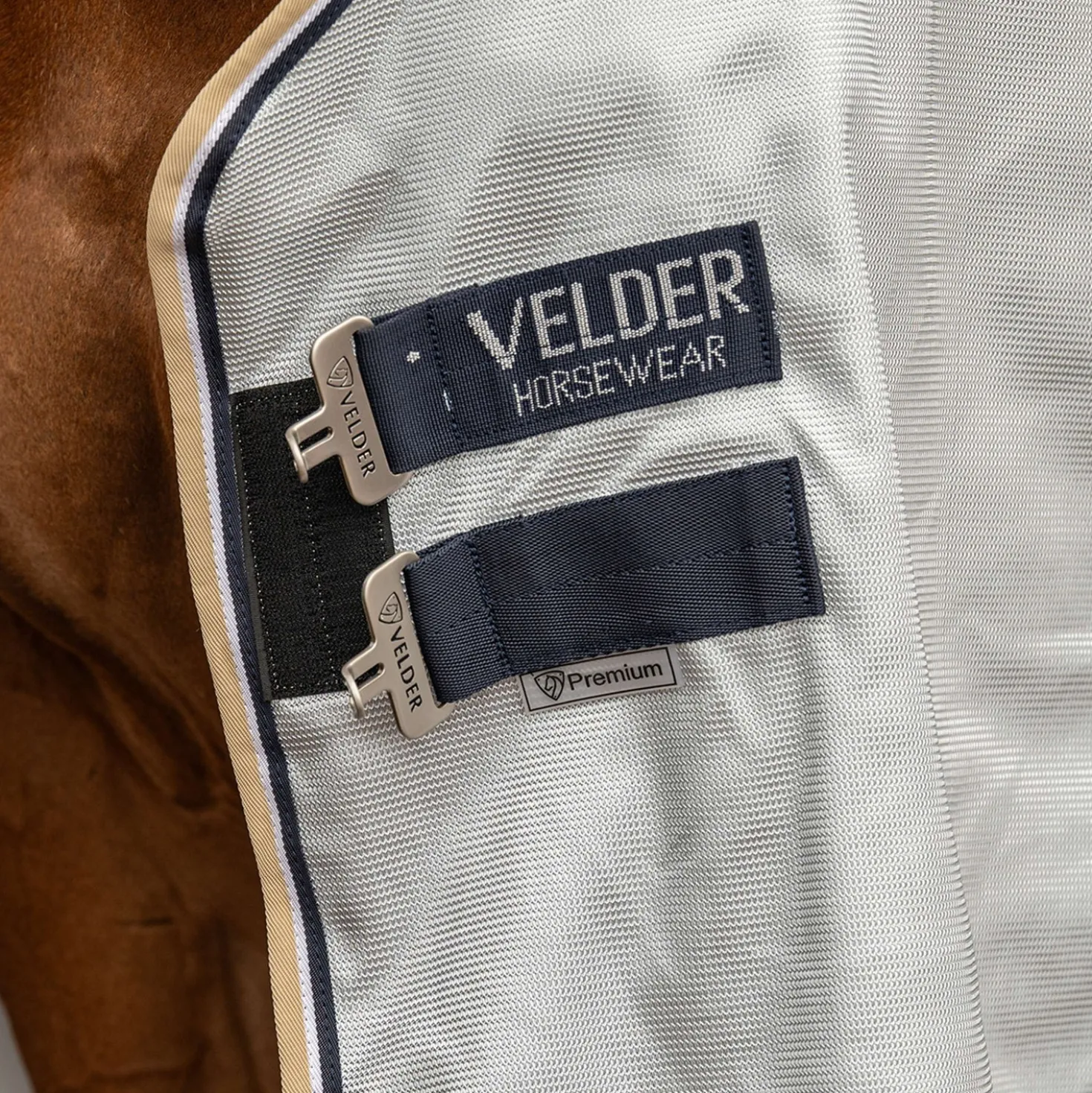 Velder Horsewear Premium Pony Vliegendeken Pearl Grey