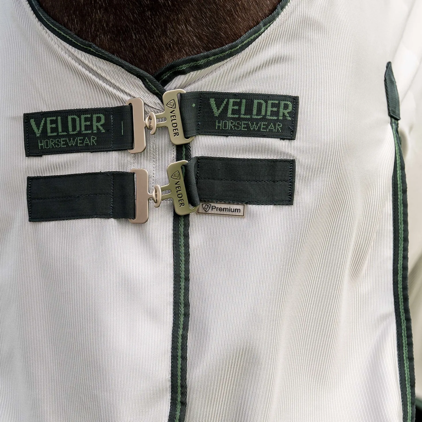 Velder Horsewear Premium Pony Vliegendeken Guardian AirMesh Silver Mist
