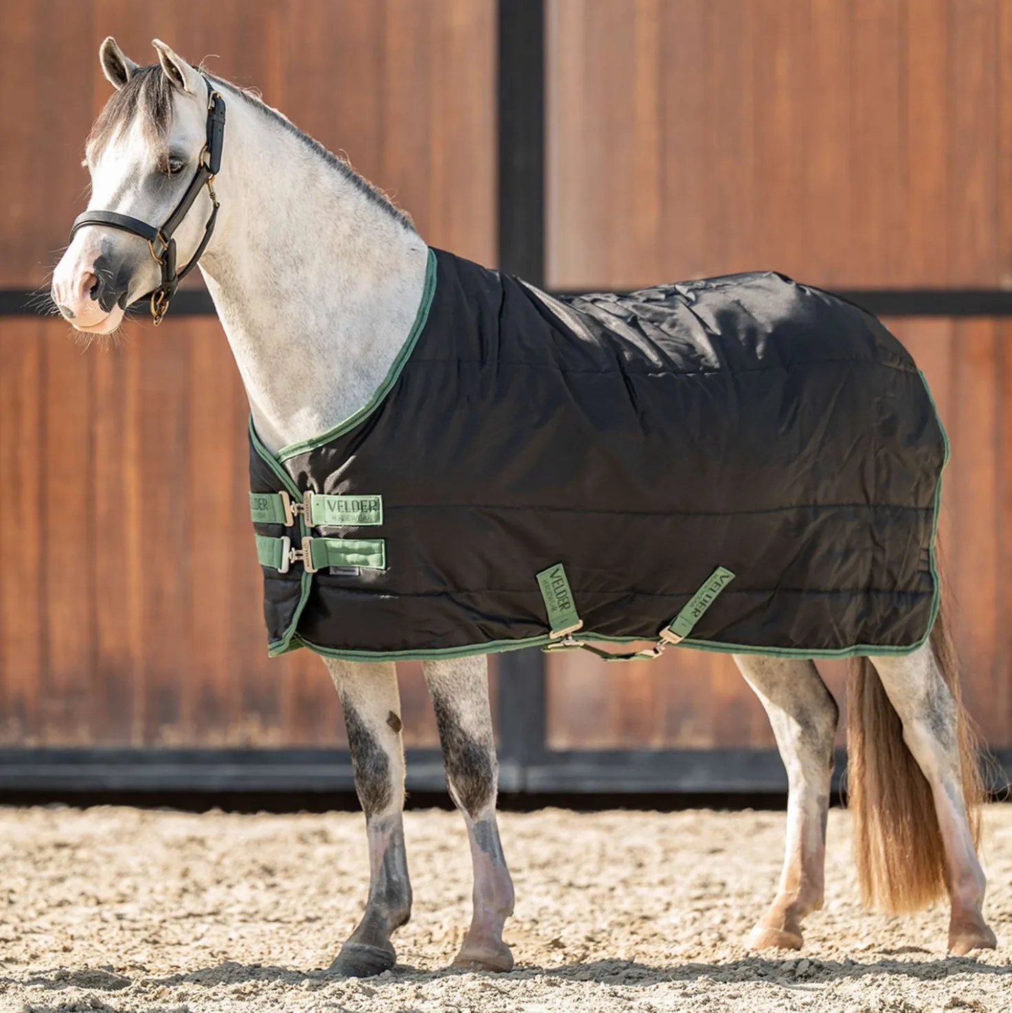 Velder Horsewear Premium Pony Staldeken 210D 100g Zwart
