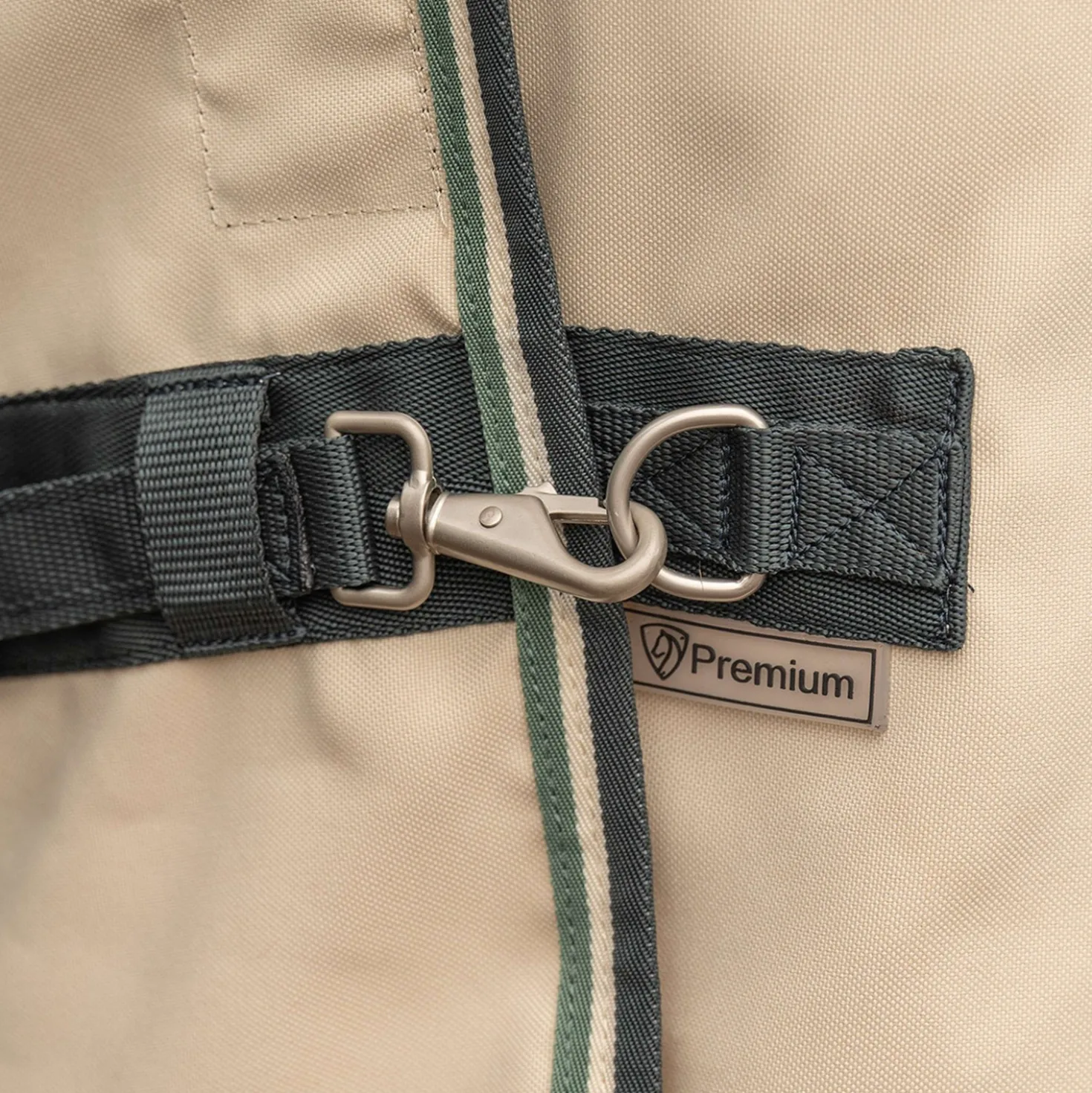 Velder Horsewear Premium Pony Sweet Itch Hoody Dune/Heather Green