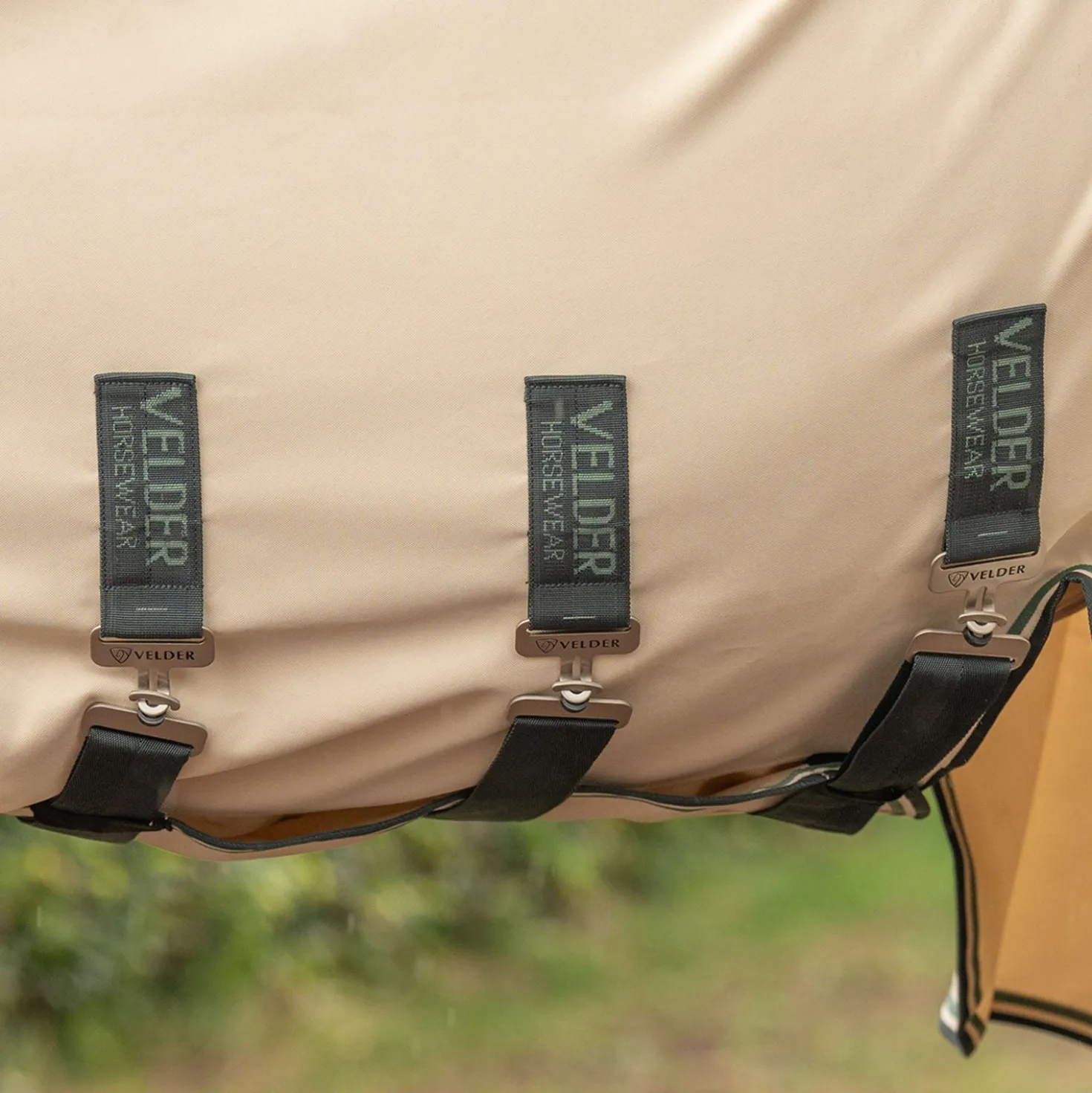 Velder Horsewear Premium Pony Sweet Itch Hoody Dune/Heather Green