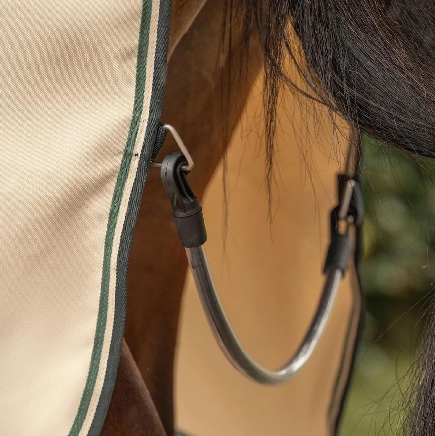Velder Horsewear Premium Pony Sweet Itch Hoody Dune/Heather Green