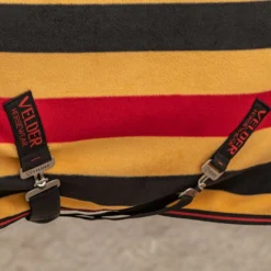 Velder Horsewear Premium Pony Deluxe Fleece Cooler Rug Zwart/Geel