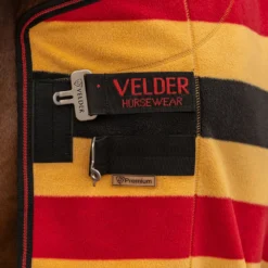 Velder Horsewear Premium Pony Deluxe Fleece Cooler Rug Zwart/Geel