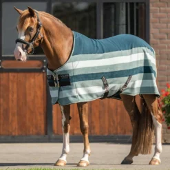 Velder Horsewear Premium Pony Stripe Cooler Rug Striped Night Forest