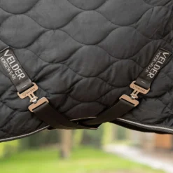 Velder Horsewear Premium Showdeken Satin Glow Black Night