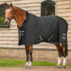Velder Horsewear Premium Showdeken Satin Glow Black Night