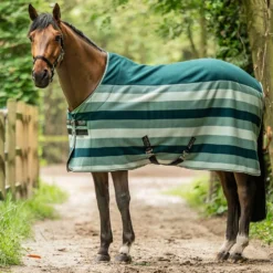 Velder Horsewear Premium Stripe Cooler Rug Striped Night Forest