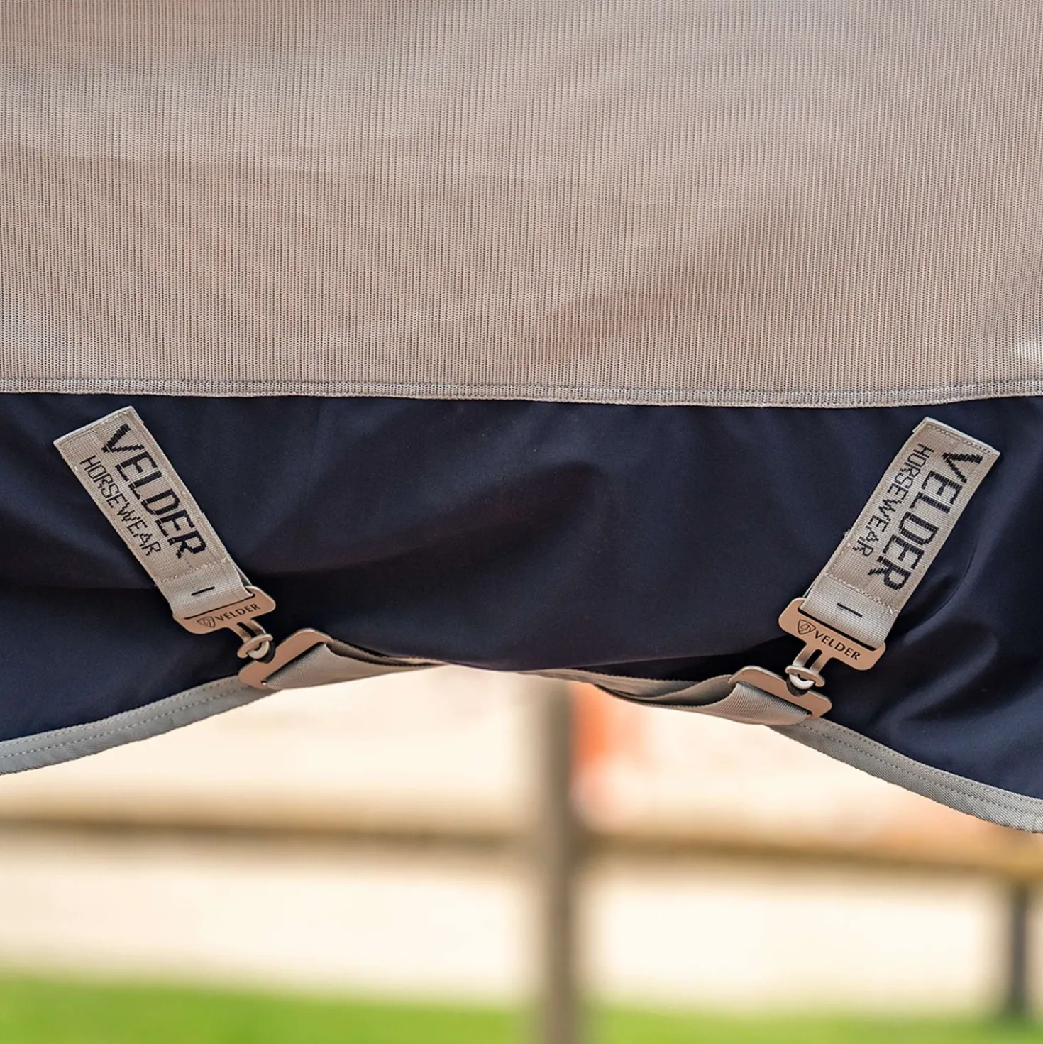 Velder Horsewear Premium Vliegendeken Rainless Fall Navy/Pearl Silver
