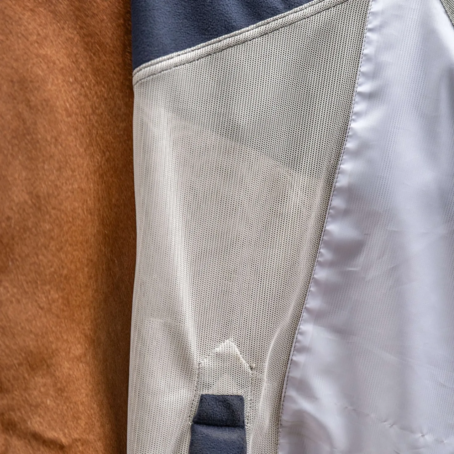 Velder Horsewear Premium Vliegendeken Rainless Fall Navy/Pearl Silver