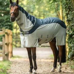 Velder Horsewear Premium Vliegendeken Rainless Summer Navy/Field Grey