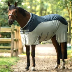 Velder Horsewear Premium Vliegendeken Rainless Summer Navy/Field Grey
