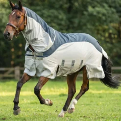 Velder Horsewear Premium Vliegendeken Rainless Summer Navy/Field Grey