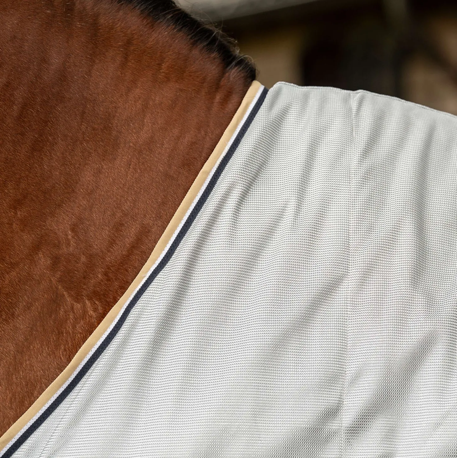 Velder Horsewear Premium Vliegendeken Pearl Grey
