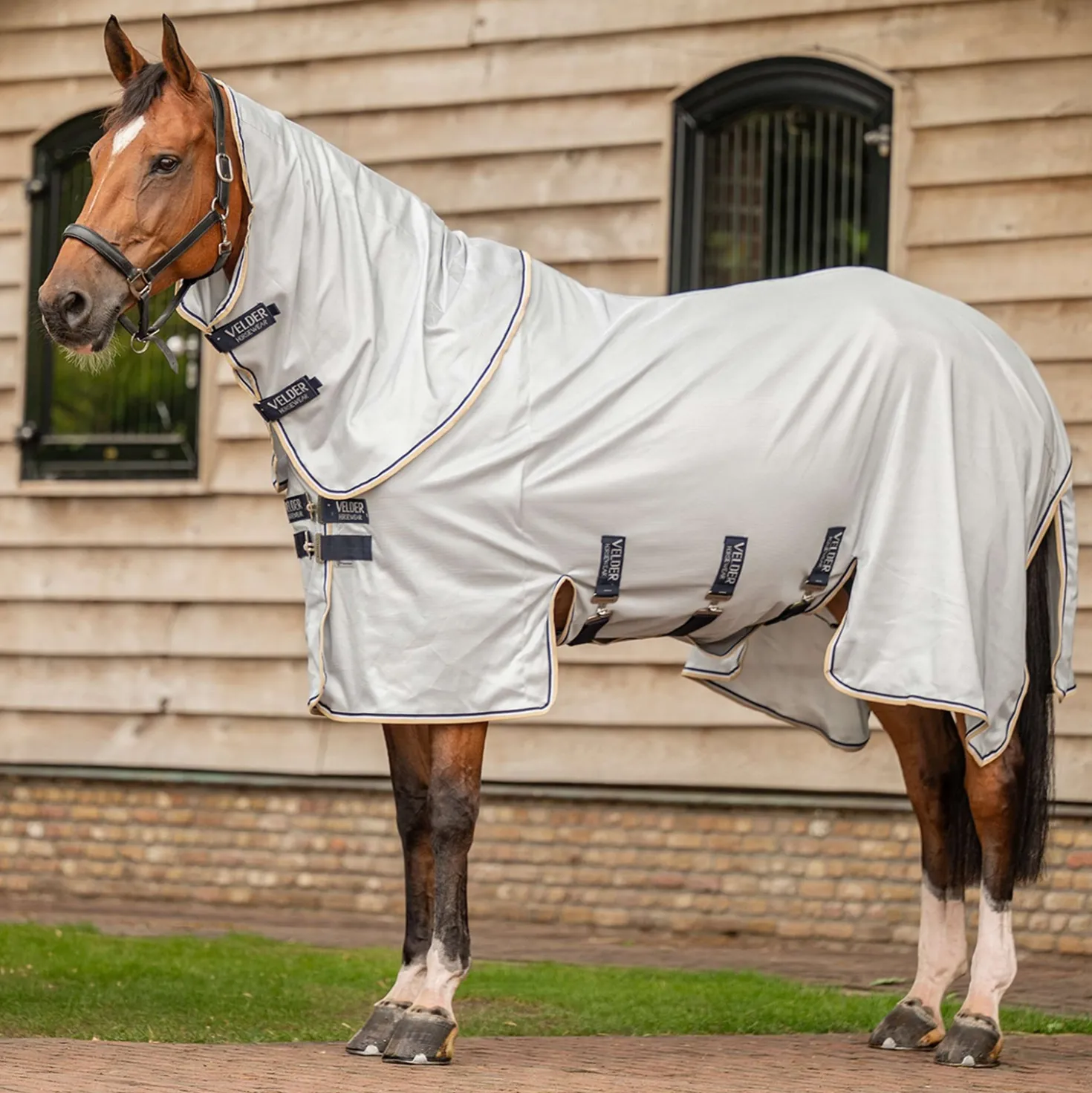 Velder Horsewear Premium Vliegendeken Pearl Grey
