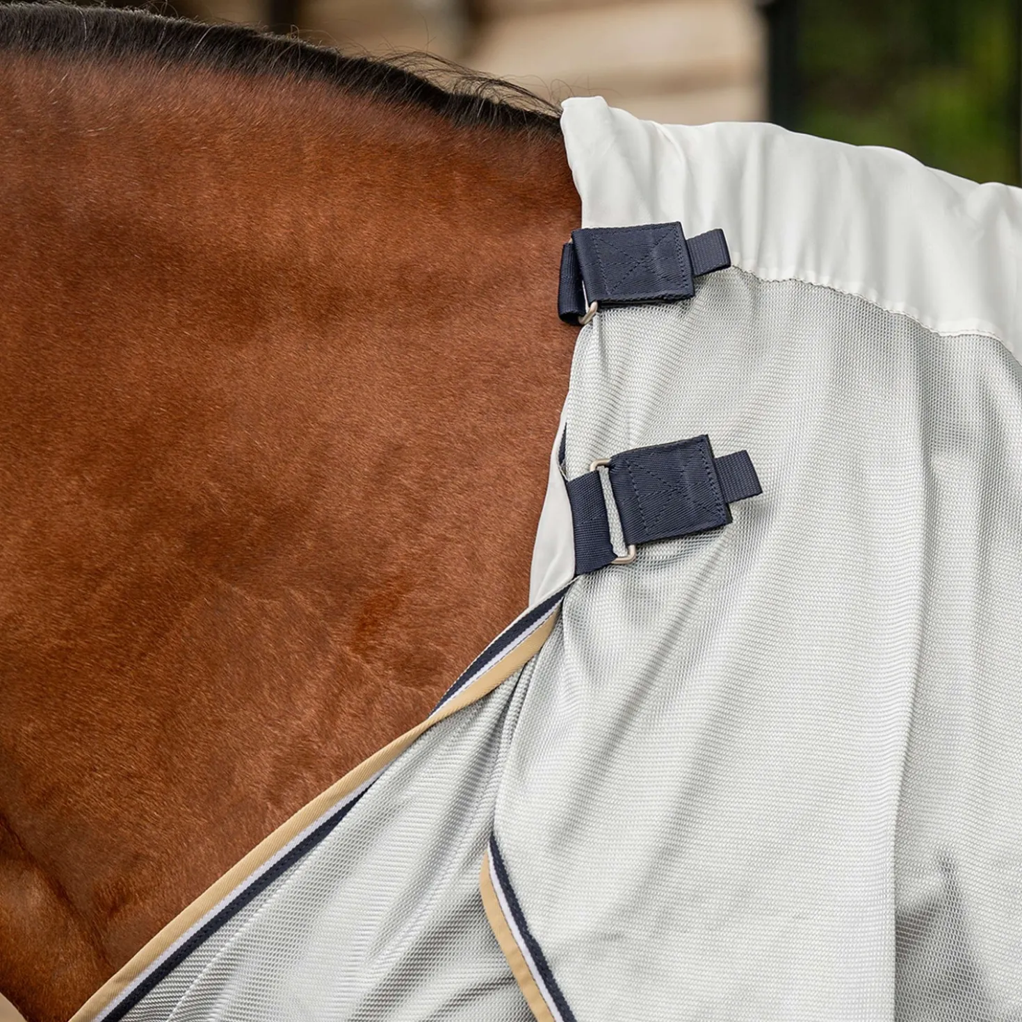 Velder Horsewear Premium Vliegendeken Pearl Grey