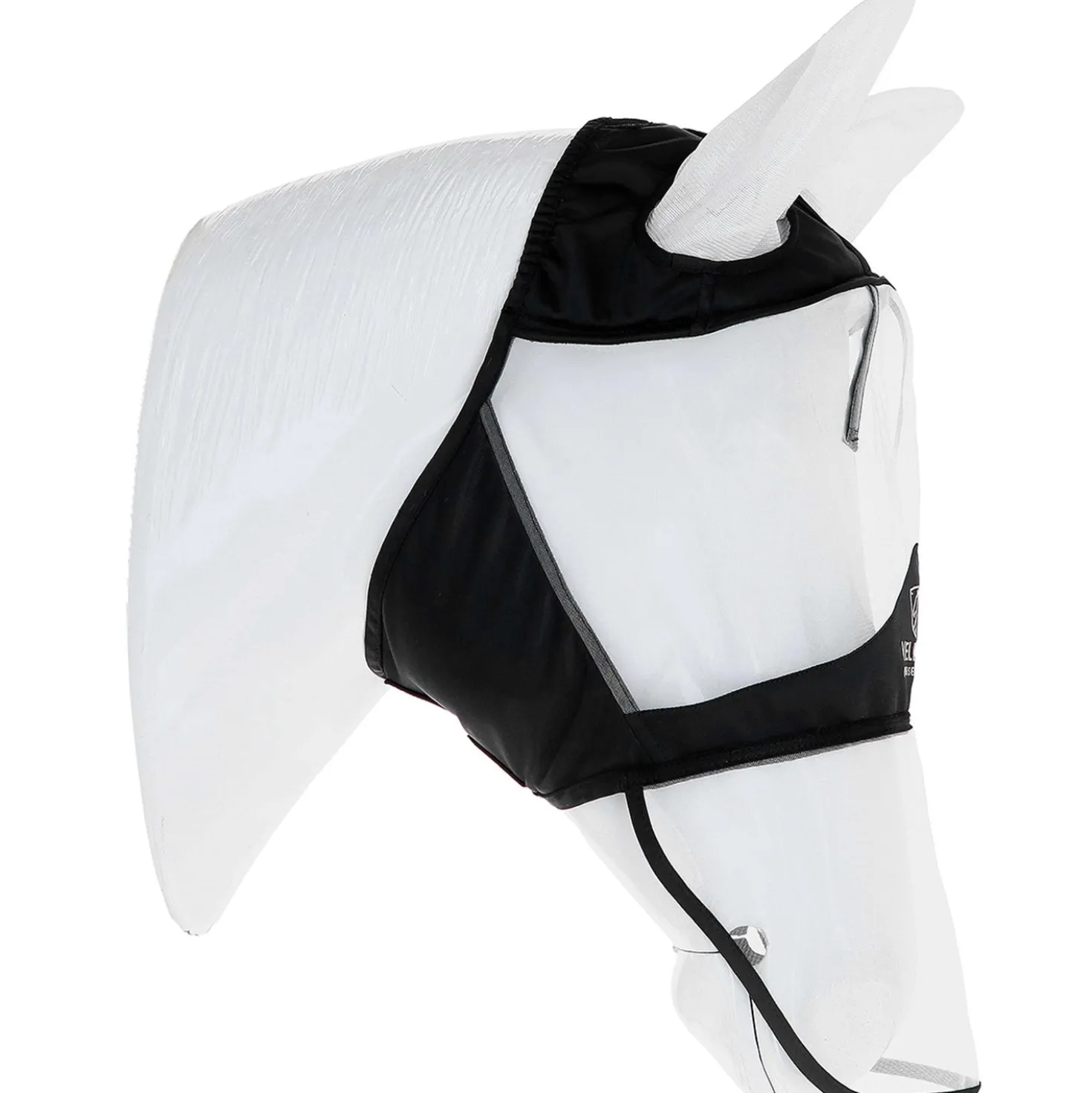 Velder Horsewear Premium Vliegenmasker met Oren en Neus Zwart