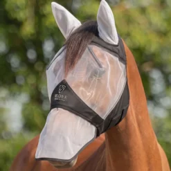 Velder Horsewear Premium Vliegenmasker met Oren en Neus Zwart