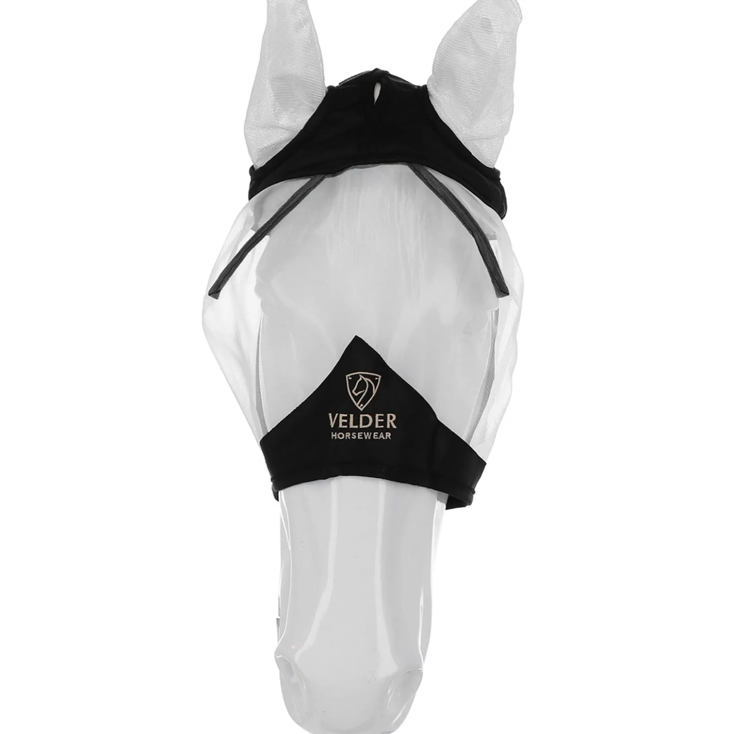 Velder Horsewear Premium Vliegenmasker met Oren Zwart