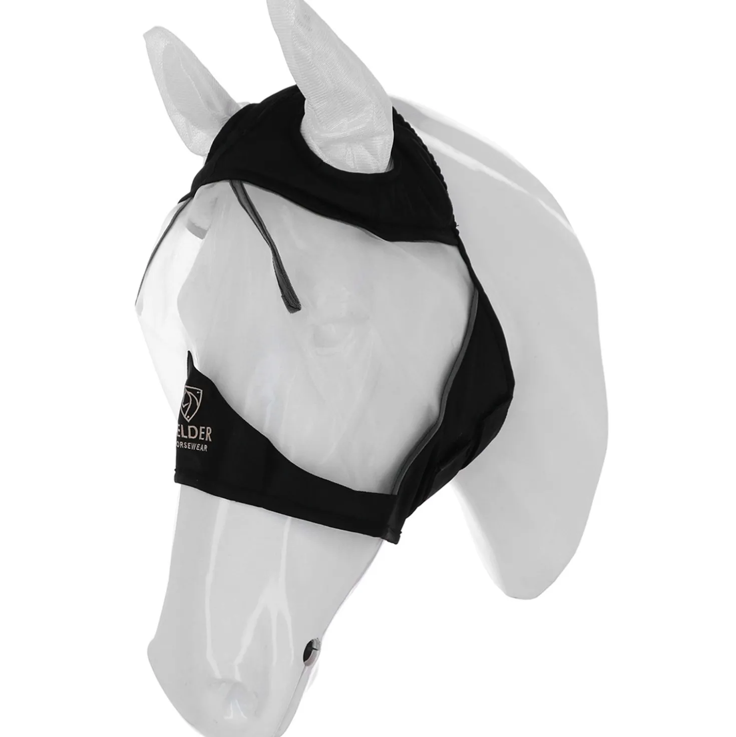 Velder Horsewear Premium Vliegenmasker met Oren Zwart