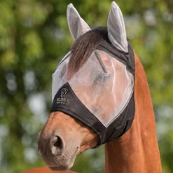 Velder Horsewear Premium Vliegenmasker met Oren Zwart