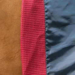 Velder Horsewear Premium Waffle Cooler Rug Mulberry Red