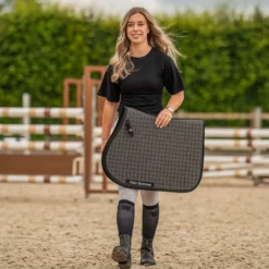 Velder Horsewear Premium Zadeldekje Bamboo Springen Zwart