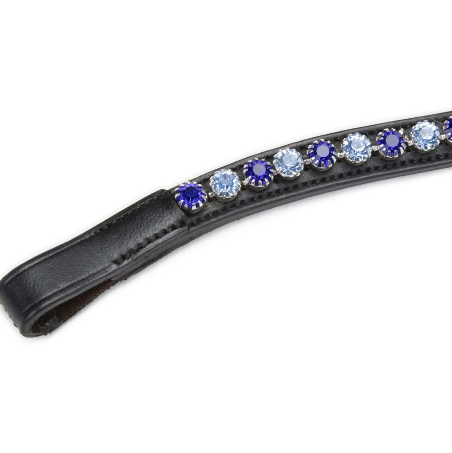 Velociti by Shires Frontriem GARA Blue Diamante Zwart