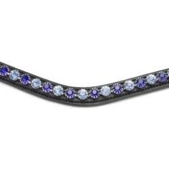Velociti by Shires Frontriem GARA Blue Diamante Zwart