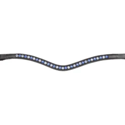 Velociti by Shires Frontriem GARA Blue Diamante Zwart