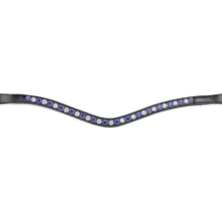Velociti by Shires Frontriem GARA Blue Diamante Zwart