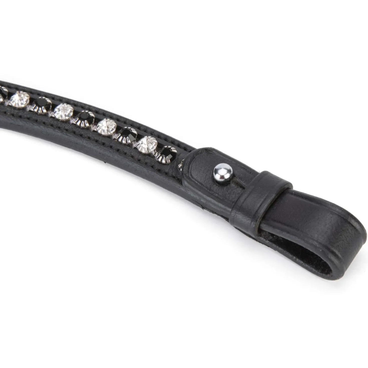 Velociti by Shires Frontriem GARA Black Diamante Zwart