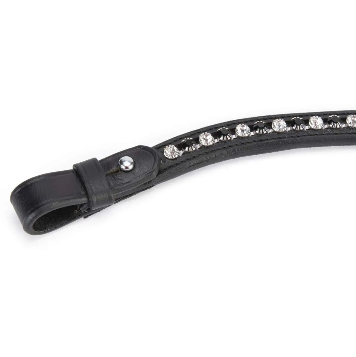 Velociti by Shires Frontriem GARA Black Diamante Zwart