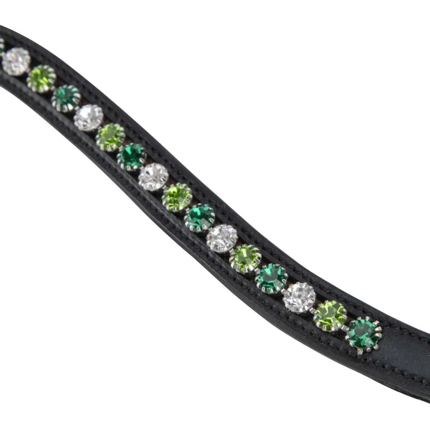 Velociti by Shires Frontriem GARA Green Diamante Zwart